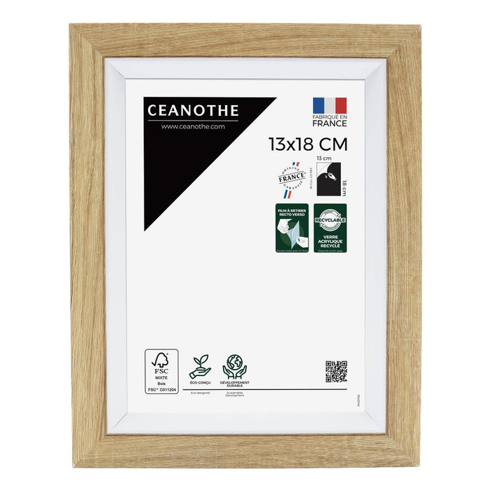 FRAME 13X18 ACTUAL NATURAL WOOD