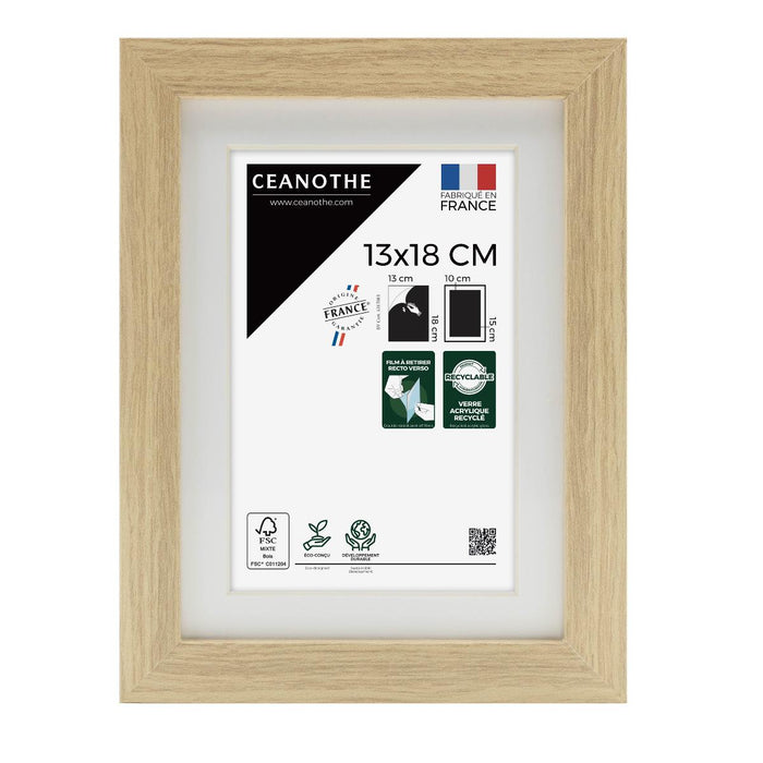 FRAME 13X18 CM HOLE 10X15 MILAN WOOD