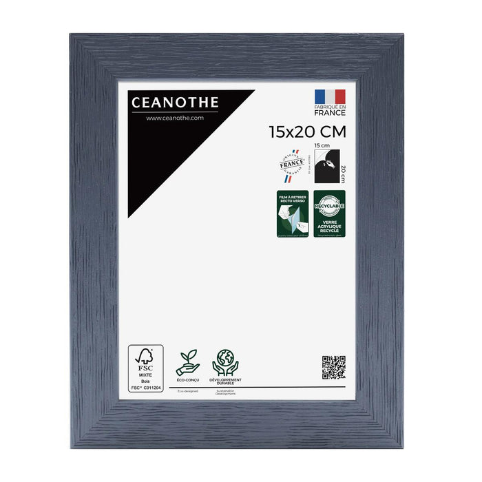 FRAME 15X20 CM KARMA BLUE GRAY