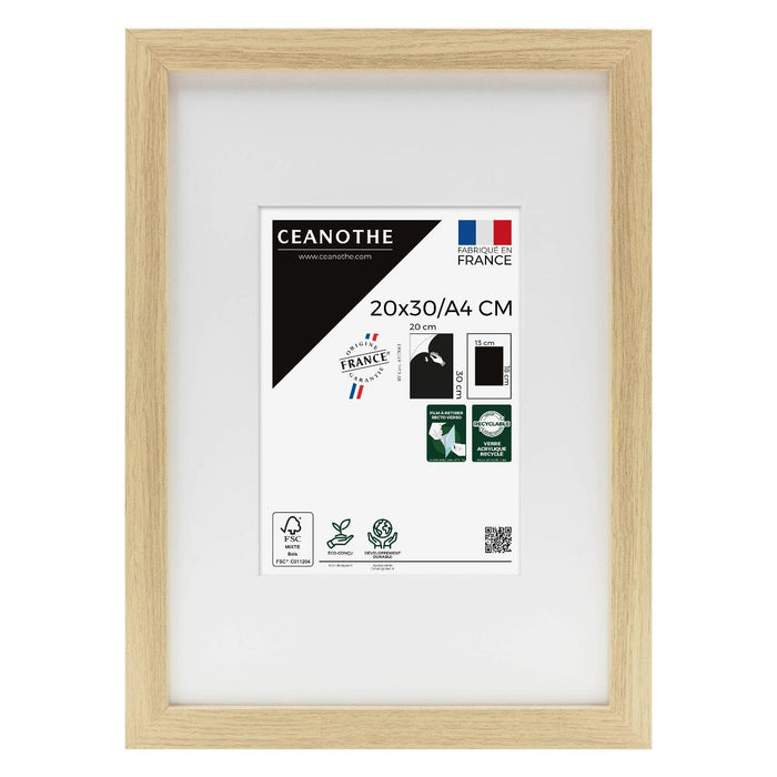 FRAME 20X30 CM HOLE 13X18 MILAN WOOD