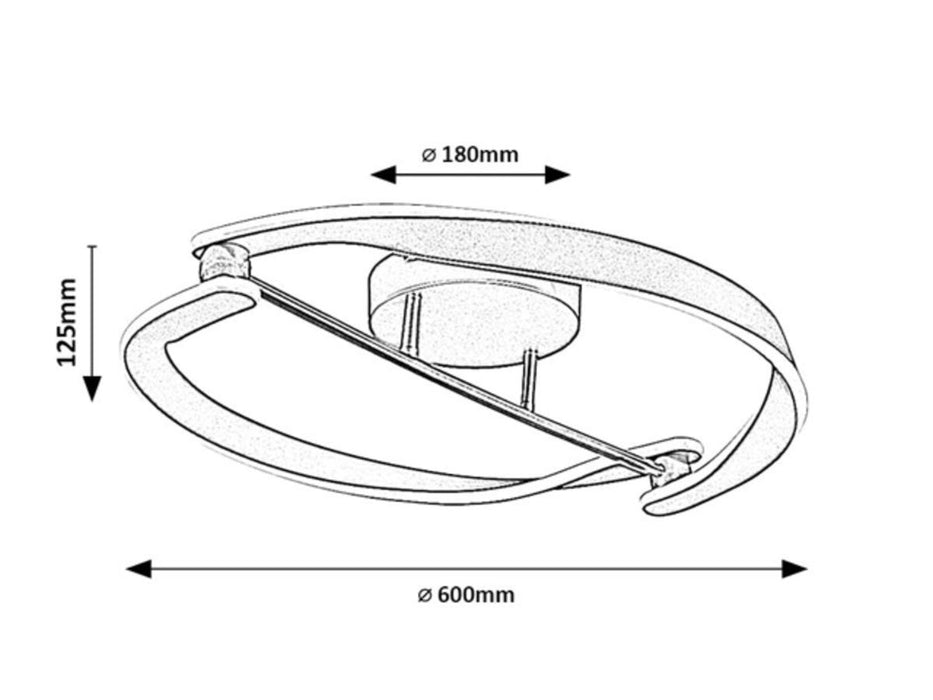 LED CEILING ADALIN 40W 60CM