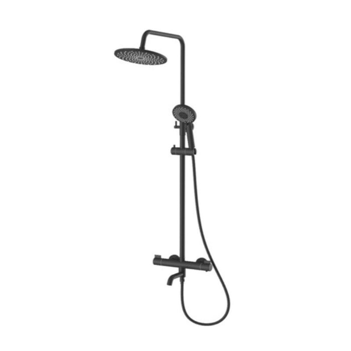 THERMOSTATIC SHOWER SYSTEM WITH SPOUT NO