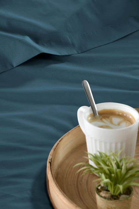 FITTED SHEET 90/190 ELYSEE PETROL