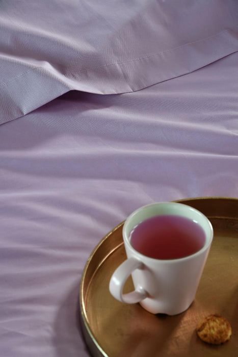 FITTED SHEET 90/190 ELYSEE LILAC