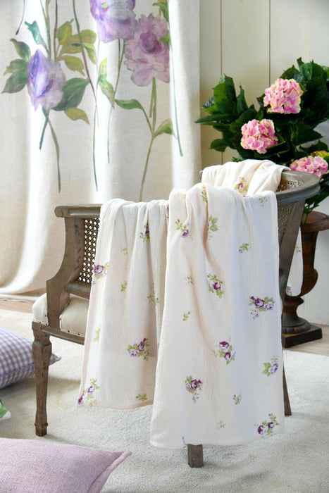 BLANKET 140X200CM ROZARIA MULTICOLOR