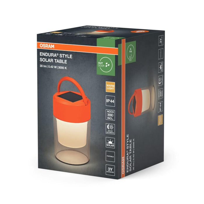 GARDEN SOLAR LANTERN OSRAM ORANGE