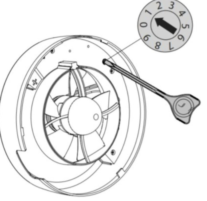 FAN O2 Ф100/125MM BLACK BLAUBERG