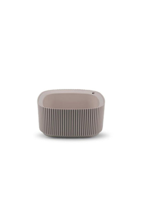 FLOWER POT PERA PVC OVAL 17 CM LATTE