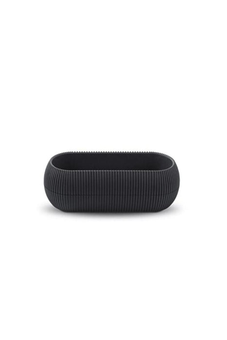 FLOWER POT CORAL PVC 21X8 CM ANTHRACITE