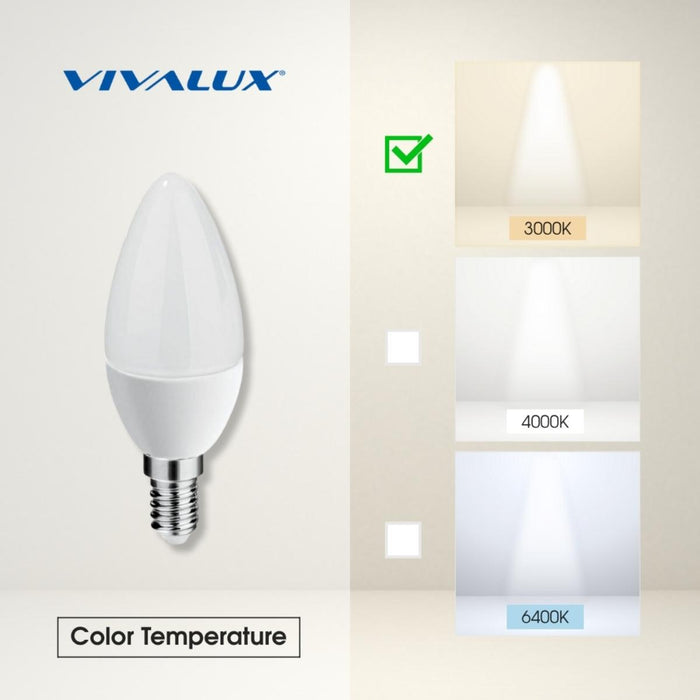 LED LAMP CERAMIC CLC 3W E14 WW 3000K