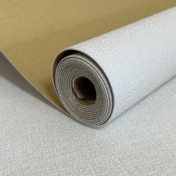 SELF-ADHESIVE TEXTILE WALLPAPER 50X280 WHITE