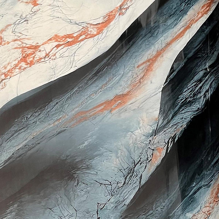 SELF-ADHESIVE WALLPAPER MARBLE 120X280 BLUE