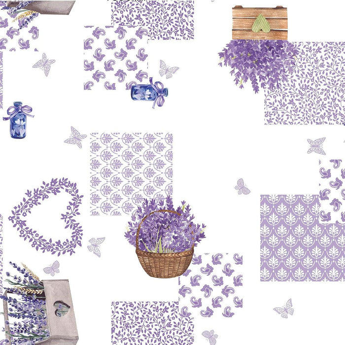 ALDECO OIL COVER 140 CM LAVENDER GARDEN