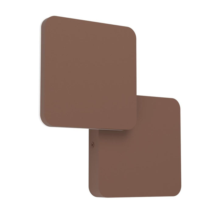 LED WALL LIGHT PEDERSANO 8W SQUARE BROWN