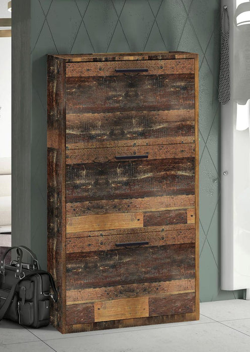 VINTAGE SHOE CABINET 64X26X119.7