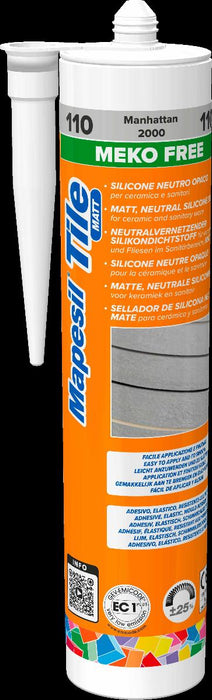 MAT SILICONE MAPESIL TILE MATT 110