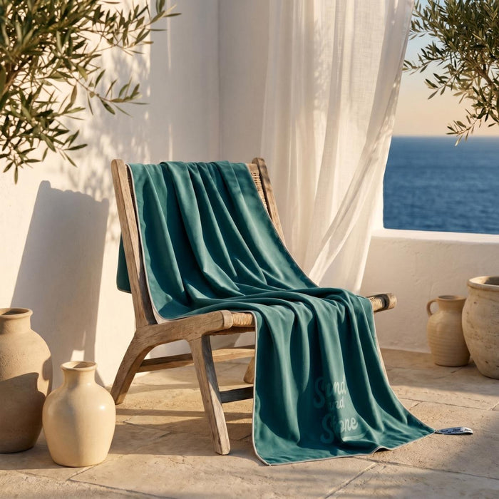 MICROFIBER TOWEL 70X150CM PETROL