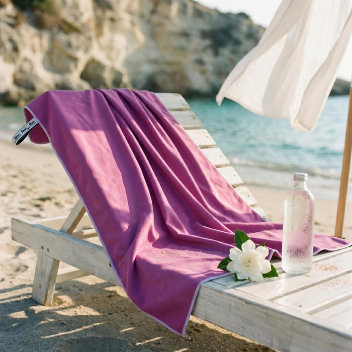 MICROFIBER TOWEL 70X150CM PINK