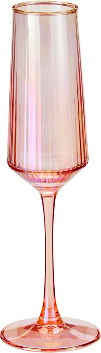CHAMPAGNE GLASS 215ML AMBER GLASS