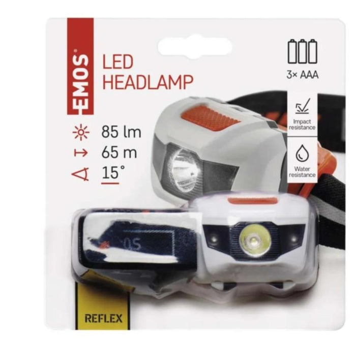 HEADLAMP + RED LIGHT EMOS P3521