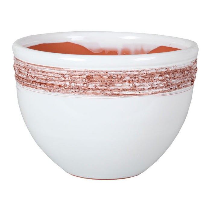 CERAMIC POT F16CM ANTIQUE