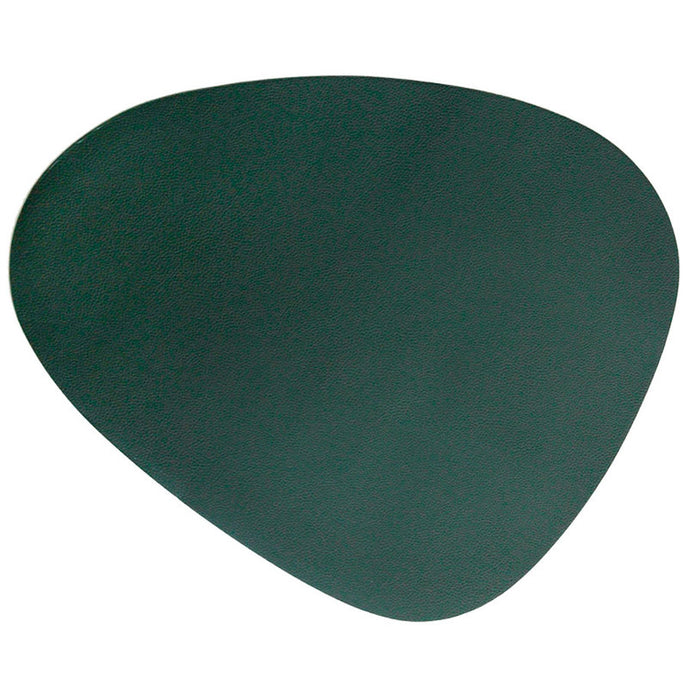 TABLE MAT LEATHER GREEN