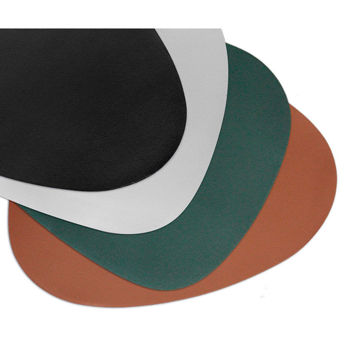 TABLE MAT LEATHER BROWN