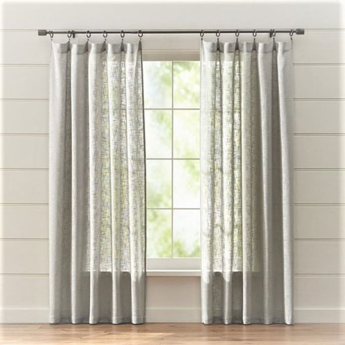 SEMI-TRANSPARENT CURTAIN 150X270 CM ST. GRAY