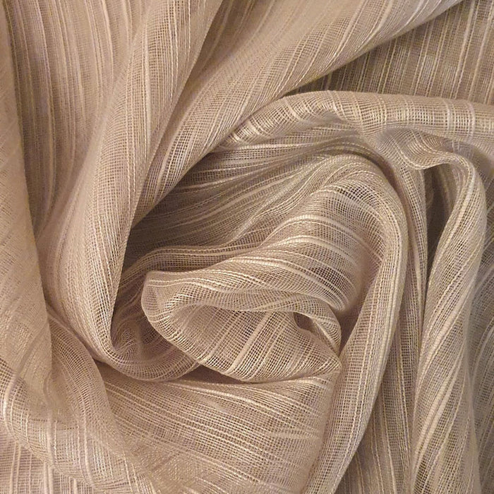 THIN CURTAIN 150X270 CM. BEIGE STRIPES