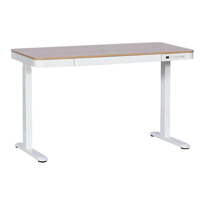 ERGONOMIC DESK CR-118 E - BEECH-WHITE