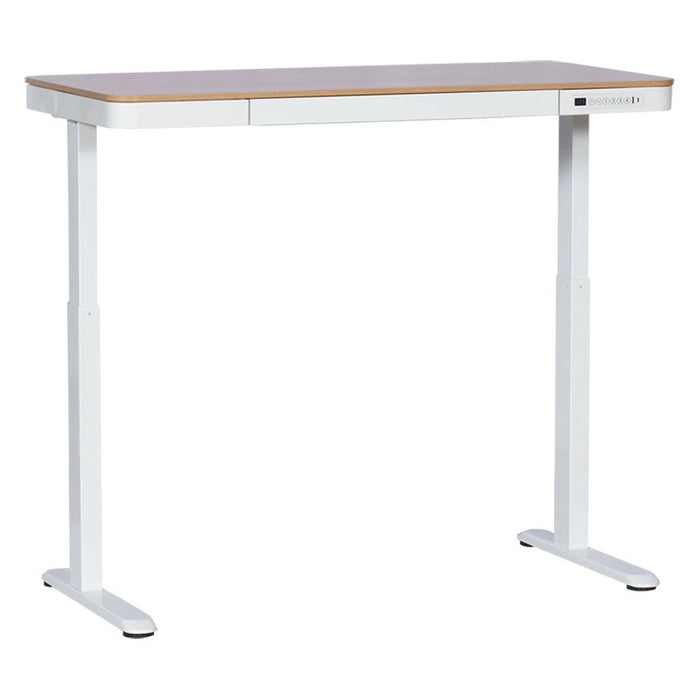 ERGONOMIC DESK CR-118 E - BEECH-WHITE