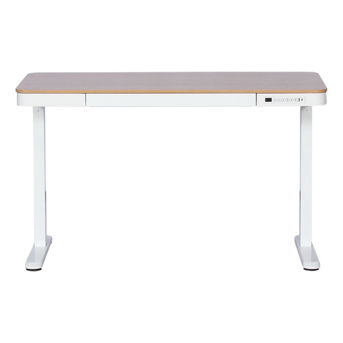 ERGONOMIC DESK CR-118 E - BEECH-WHITE