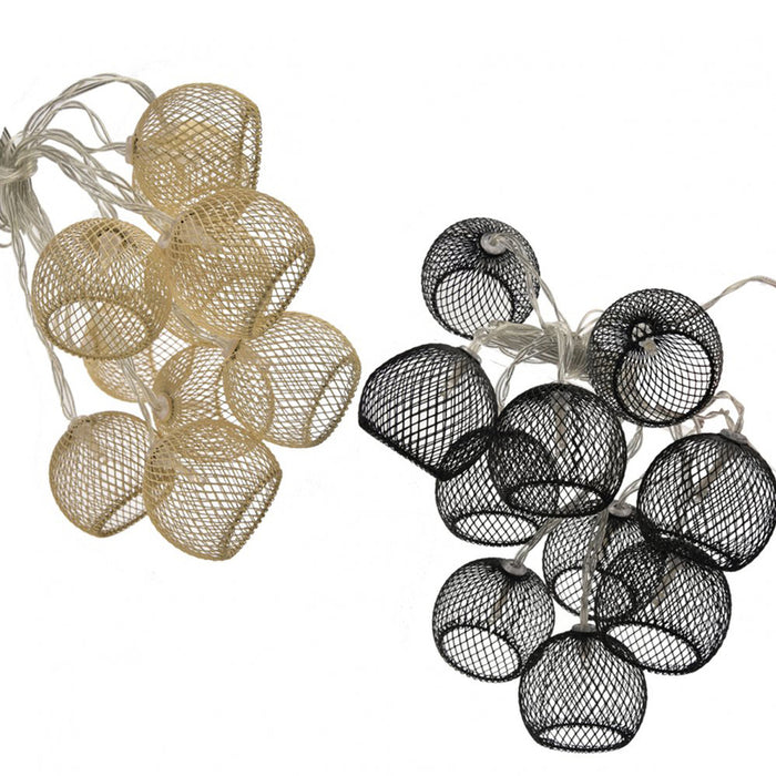 GARDEN LIGHTING LED ON BATTERIES 380CM 10 LAMPS 109000130