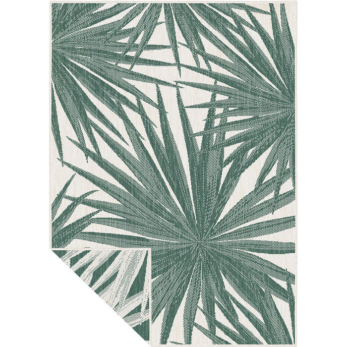 BRUSSELS CARPET 120X170 CM GREEN LEAVES CREAM