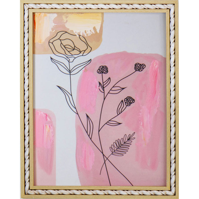 FRAMED PICTURE PINK HARMONY