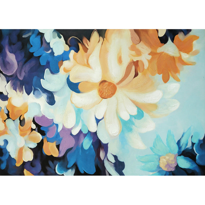 OIL PAINTING 50X70 CM BLUE SYMPHONY