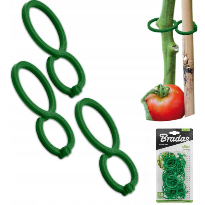 PLANT CLAMPS 40PCS, 2 SIZES TYK29