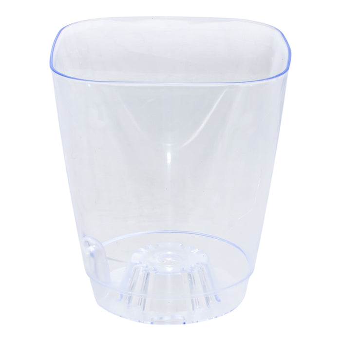 PLASTIC POT 13X13CM FOR ORCHID