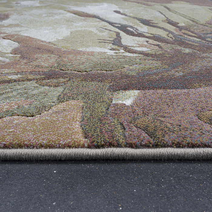 CARPET ARGENTUM ABSTRACT 160X230 CM RUST