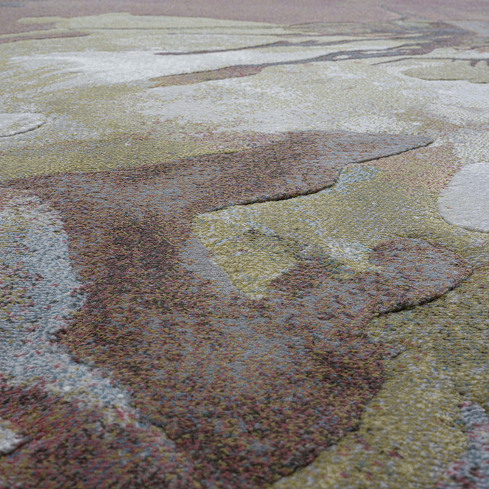 CARPET ARGENTUM ABSTRACT 200X290 CM RUST