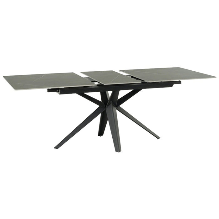 DINING TABLE ZORY - GRAY - CERAMIC