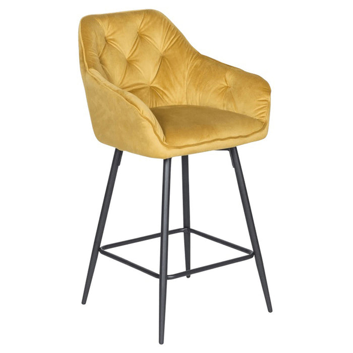 BAR CHAIR LAZIO - YELLOW