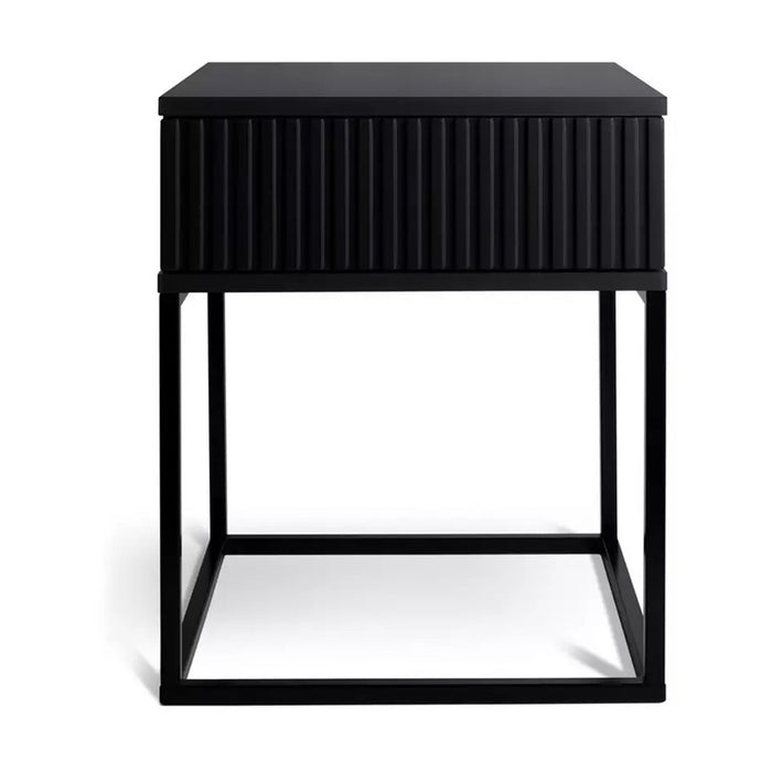 BEDSIDE CABINET ON FRAME ANTHRACITE