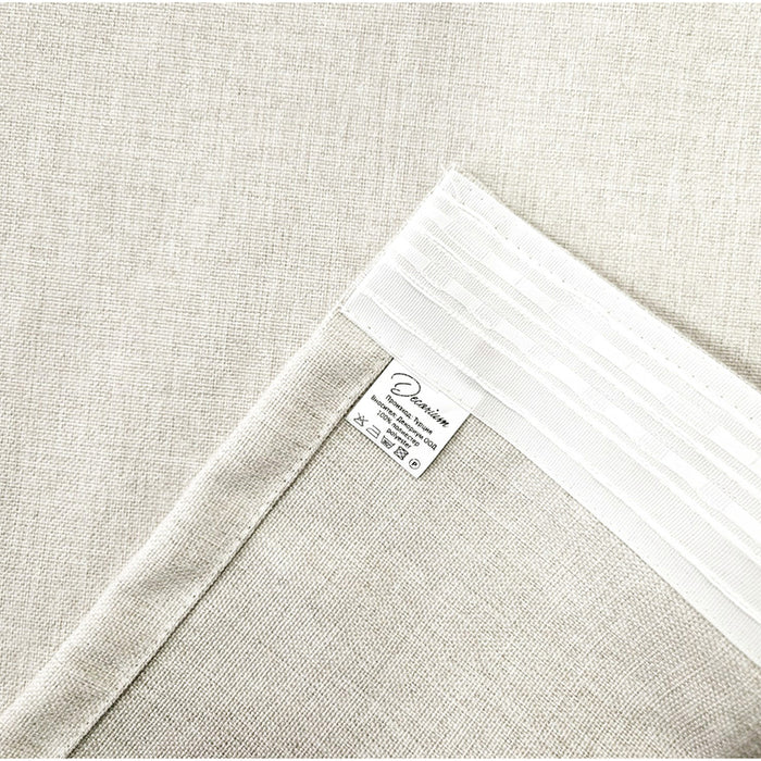 CURTAIN DENSE 150X270 CM LINEN CREAM