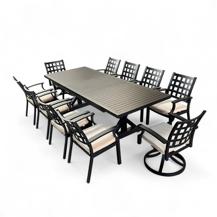 GARDEN SET DINING RACK ALUMINUM RICHMOND HD HD-10838