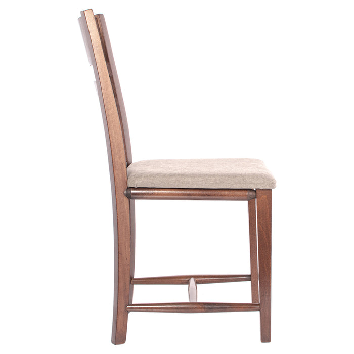 DINING CHAIR TOMMY WALNUT 42X88X47CM