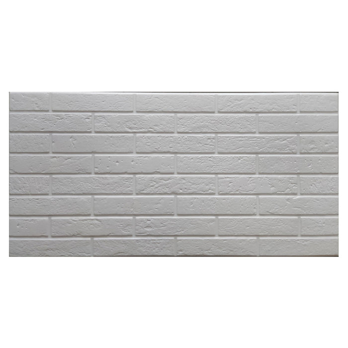 XPS PANEL 100X50 CM WHITE BRICKS 4/M2 PACKAGE