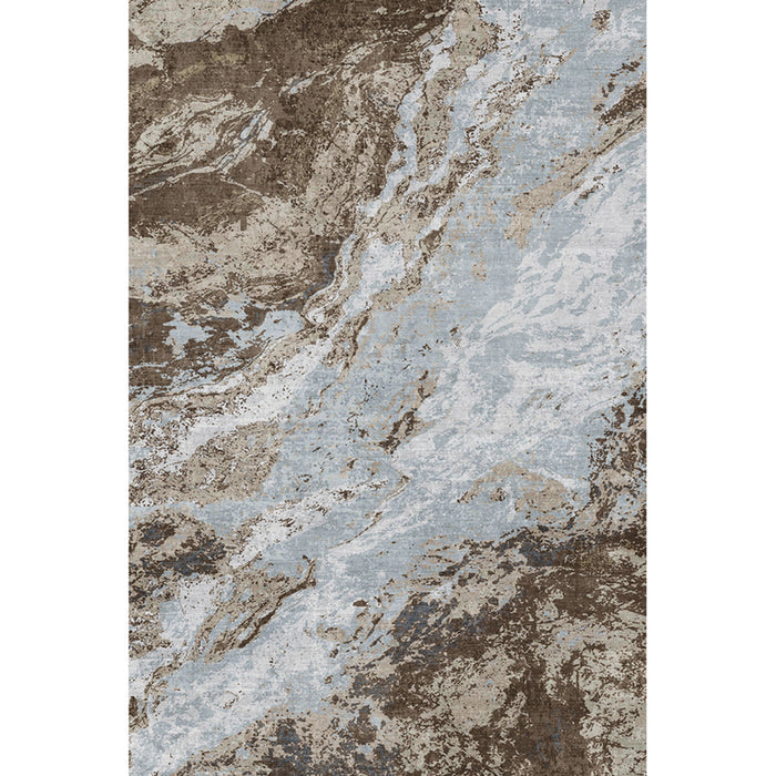 CARPET EVEREST BLUE-BROWN 80X150 CM