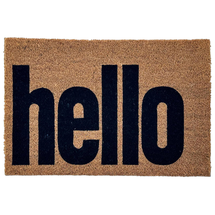 COCONUT/VINYL DOOR MAT 40X60 CM D6