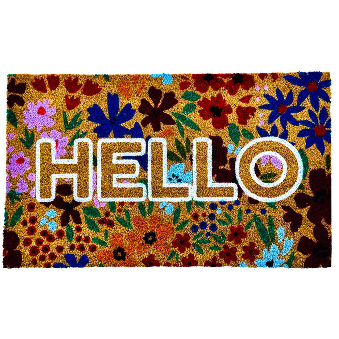 COCONUT/VINYL DOOR MAT 45X75 CM L2